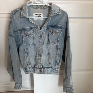 Denim Washed Jacket” S”